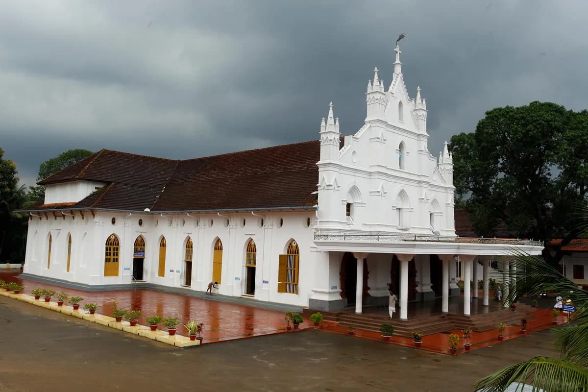 St. Mary's Forane Church at Bharananganam, near Cotton Hill Homestay